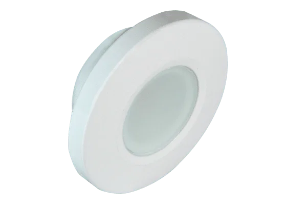 112527 – LUMITEC Boat Deck Light, Flush Mount 4 Watts 10 To 30 Volt DC Spectrum RGBW LED Bulb 2 Inch Diameter x 3/4 I...